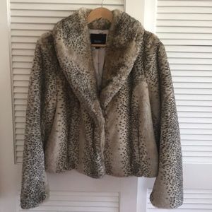 mossimo faux fur coat